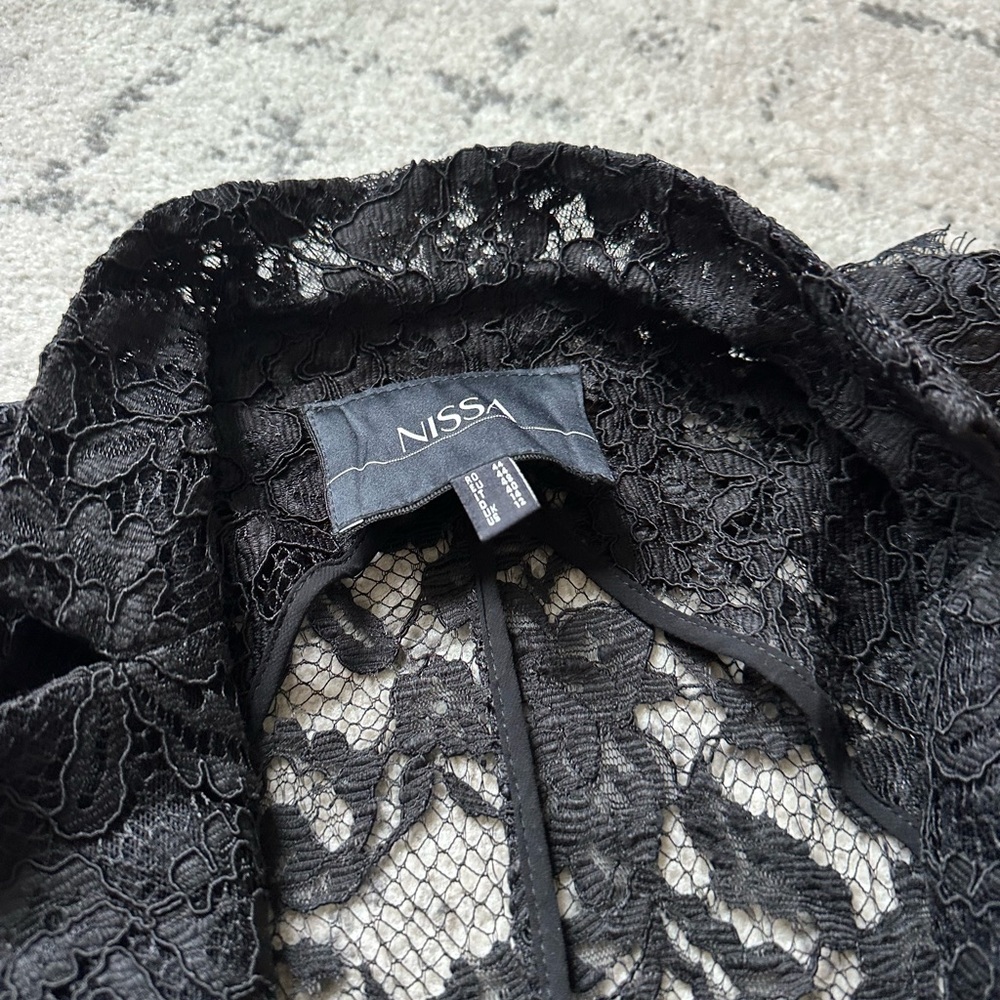 Black Lace Blazer